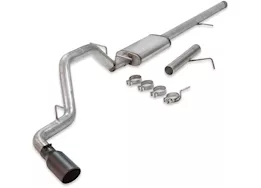 Flowmaster 09-13 silverado/sierra 1500 4.8/5.3l, cat-back exhaust system, 4.5in tip, 3in tube, 304ss, black