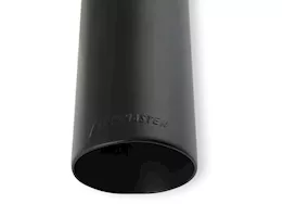 Flowmaster Exhaust tip, logo embossed, ss, black ceramic coated, double wall, angle cut, 3.