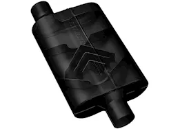Flowmaster 40 series delta flow muffler, 3.00in in (c) / 2.25in out (d): ea