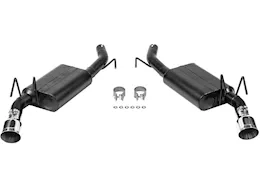 Flowmaster 10-15 camaro 3.6l v6, axle back system, 2.50in mandrel bent tubing, 40 series cl