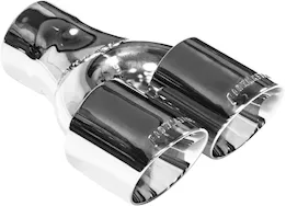 Flowmaster Ss tip 3.0inin x 3.5in dual ang. weld