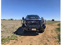 Frontier Truck Gear 24-c sierra 2500/3500hd original front bumper with camera gloss black