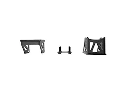 4WP Product 16-c toyota tacoma tire carrier mount for lug pattern 6x5.5; black powder coat