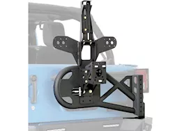 4WP Product 07-18 wrangler jk xrc gen2 tire carrier (raw uncoated)(pics for reference)(works with 76858)