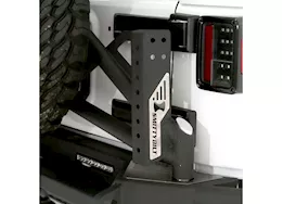 4WP Product 07-18 wrangler jk xrc gen2 tire carrier (raw uncoated)(pics for reference)(works with 76858)