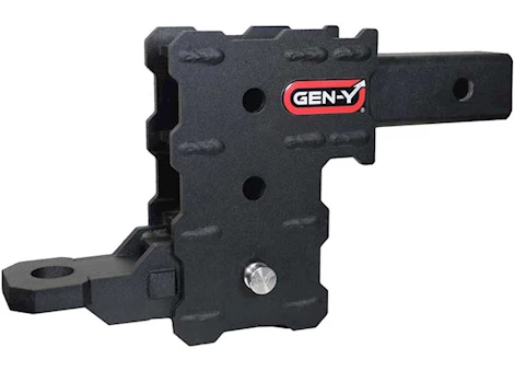 Gen-Y Hitch PHANTOM 2 Hollow Shank 4.5 Drop, 5k Tow .5K TW with Mount & Pin And Clip