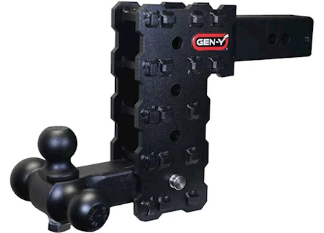 Gen-Y Hitch 2.5in solid shank 7.5in drop 1.6k tw 16k hitch & gh-051 versa-ball mount & gh-090 bolt on ball Main Image