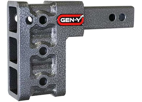 Gen-Y Hitch 16k drop hitch-2in shank/5in drop w/dual ball mount+pintle lock-hydro dipped,mossy oak Main Image