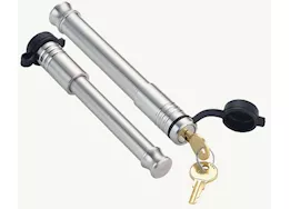 Gen-Y Hitch 3/4in x 3-7/8in span hitch lock, 5/8in x 3-5/8in, 3in receiver lock, 4 keys incl, silver
