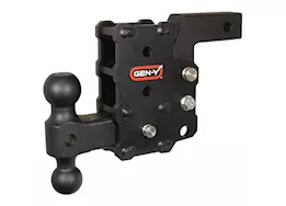 Gen-Y Hitch Phantom 2in shank 6in drop 1.2k tw 12k hitch & gh-044 versa-ball mount