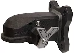 Gen-Y Hitch Admiral coupler flat plate mount cast snaplatch 20k capacity 2k tongue weight black