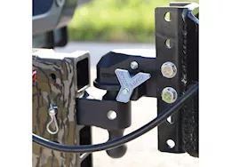 Gen-Y Hitch Admiral coupler, frame mount cast snaplatch 21k capacity 2k tongue weight black