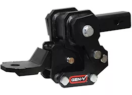 Gen-Y Hitch Voyager hitch w/ plat ball mount 4.75in tube 7k overall towing cap 700 lb towing tongue weight cap