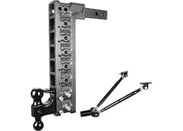 Gen-Y Hitch Mega-duty series, 2in shank, hitch, versa-ball, pintle & stabilizer kit (gh-0100