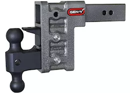 Gen-Y Hitch Mega-duty series, 2.5in shank, hitch, versa-ball & pintle