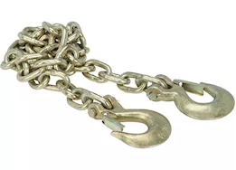 Gen-Y Hitch Executive fifth to gooseneck safety chain, 3/8 x 84in safety chain with 2 safety