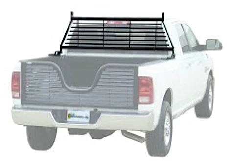 Go Industries 17-19 ford f250/350/450/550 flat iron headache rack -black Main Image