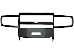 Go Industries Commercial grade winch system grille guard 19-c silverado 2500hd/3500 - black