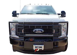 Go Industries 17-c f250/f350/f450/f550 fully welded grille guard & winch system