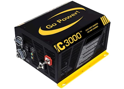 Go Power! IC Series 3000-Watt Inverter Charger with Remote