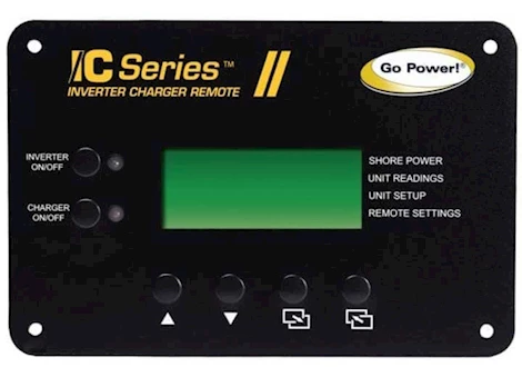 Go Power! Inverter Charger Remote for IC Series Inverter/Charger Main Image