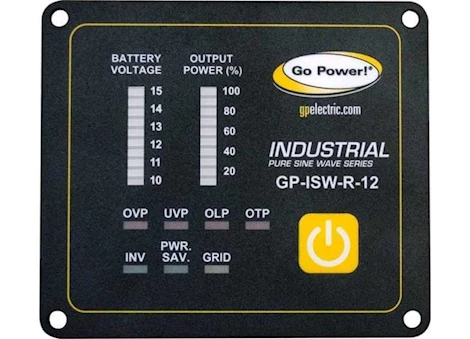 Go Power! Industrial Pure Sine Wave Inverter Remote - 12 Volt Main Image