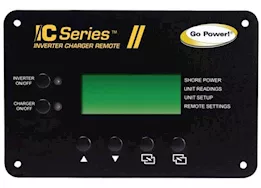 Go Power! Inverter Charger Remote for IC Series Inverter/Charger