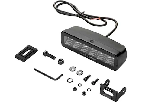 Hella, Inc. BLACK MAGIC 6LED MINIBAR FLOOD BEAM