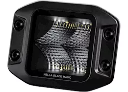 Hella, Inc. Black magic 3.2inch led cube kit flood - flush mount