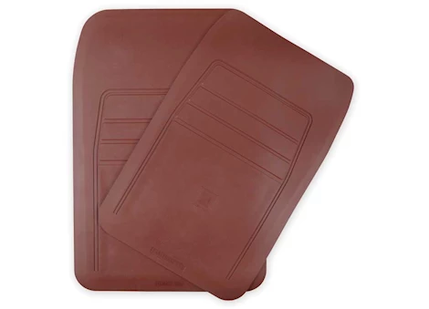 Holley 88-98 C1500 FLOOR MAT SET, PVC RUBBER,MAROON