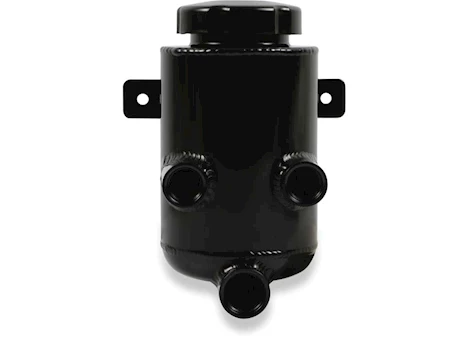 Holley POWER STEERING REMOTE RESERVOIR BLACK ALUMINUM