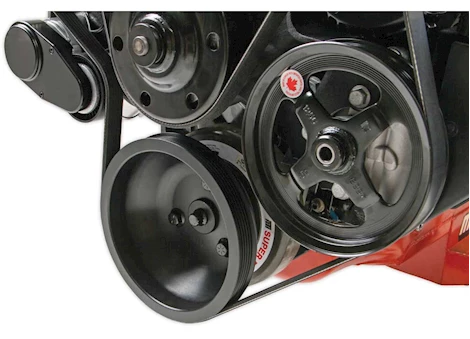 Holley COMP-MID-MT ACC DRIVE SYSTEM, BBC-BLACK