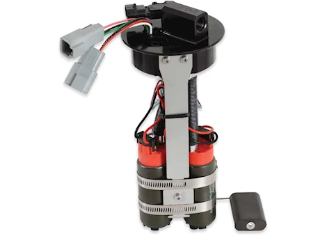 Holley 98-02 CAMARO/FIREBIRD FUEL PUMP MODULE SYSTEM, TWIN 340 LPH, ANODIZED BLACK
