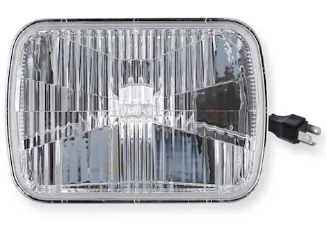 Holley RETROBRIGHT LED HEADLIGHT, 5X7 RECTANGLE, MODERN WHITE LENS