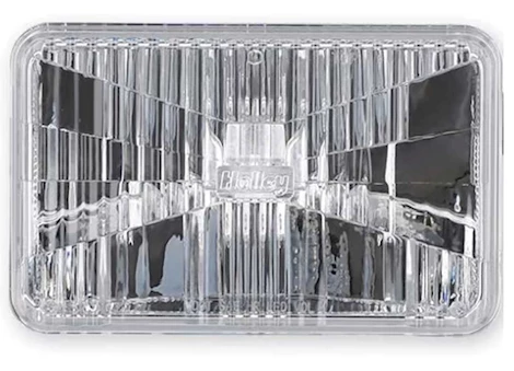Holley RETROBRIGHT LED FORWARD FACING LIGHT HOUSING ONLY, CLEAR LENS, 4X6 RECTANGLE