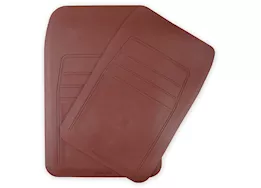 Holley 88-98 c1500 floor mat set, pvc rubber,maroon