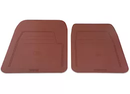 Holley 88-98 c1500 floor mat set, pvc rubber,maroon