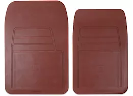 Holley 88-98 c1500 floor mat set, pvc rubber,maroon