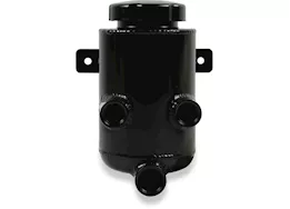 Holley Power steering remote reservoir black aluminum