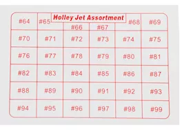 Holley Jet kit 64-99