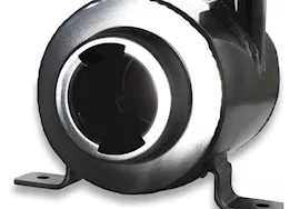 Holley Power steering remote reservoir black aluminum