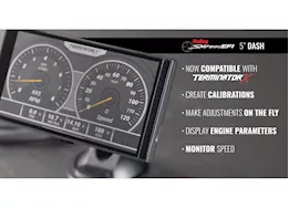 Holley Sniper efi 5in digital dash, high-res display, gps speedometer, built-in handhel