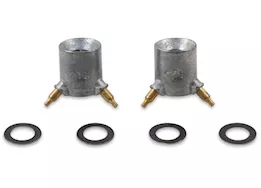 Holley Accelerator pump discharge nozzle, .037in hole w/ 4 gaskets & 2 nozzle screws,