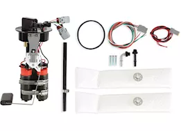 Holley 98-02 camaro/firebird fuel pump module system, twin 340 lph, anodized black