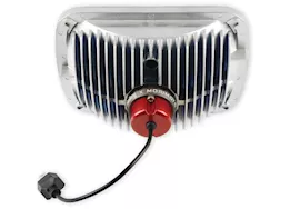 Holley Retrobright led headlight, 5x7 rectangle, classic white lens