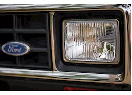 Holley Retrobright led headlight, 5x7 rectangle, classic white lens