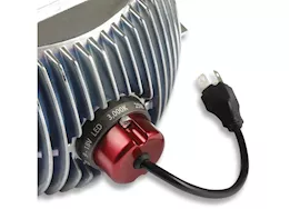 Holley Retrobright led headlight, 5x7 rectangle, classic white lens