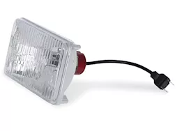 Holley Retrobright led forward facing light bulb, modern white (5700k), high beam, 4x6
