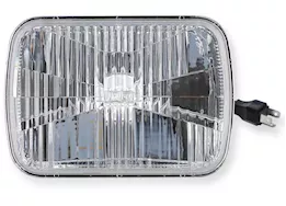 Holley Retrobright led headlight, 5x7 rectangle, modern white lens