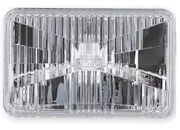 Holley Retrobright led forward facing light housing only, clear lens, 4x6 rectangle